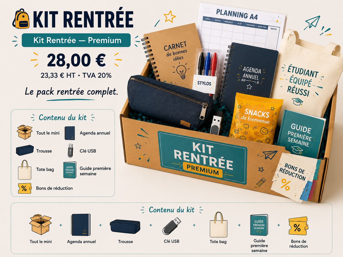 Kit Rentrée — Premium
